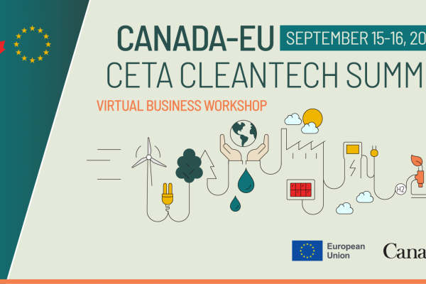 Jocelyn Doucet at the Canada-EU CETA Cleantech Summit