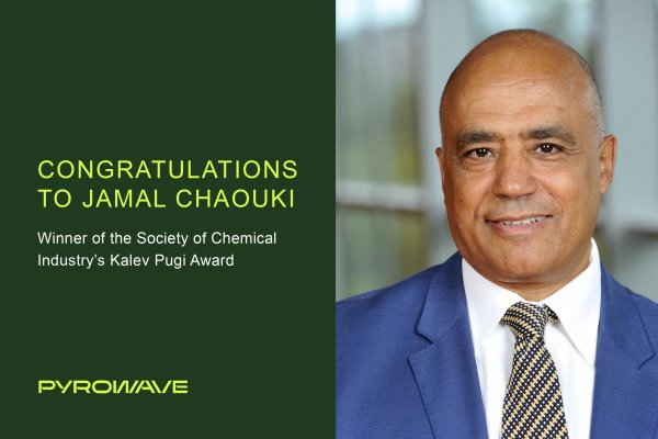Jamal Chaouki, Co-founder of Pyrowave, Received a Prestigious Prize!