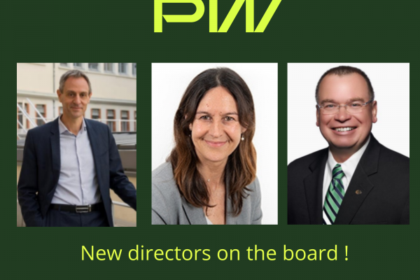 New directors on the board !