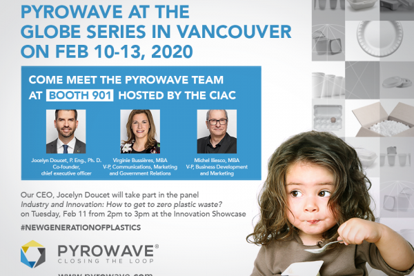 Meet the Pyrowave team at the Globe Series from February 10 to 13, 2020