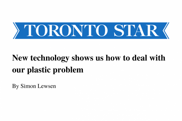 Jocelyn Doucet, our CEO and Co-founder, Interviewed About the Plastics Waste Issue and Pyrowave Technology